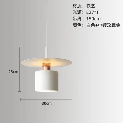 Nordic Vintage White Single Pendant Light - Decorbites
