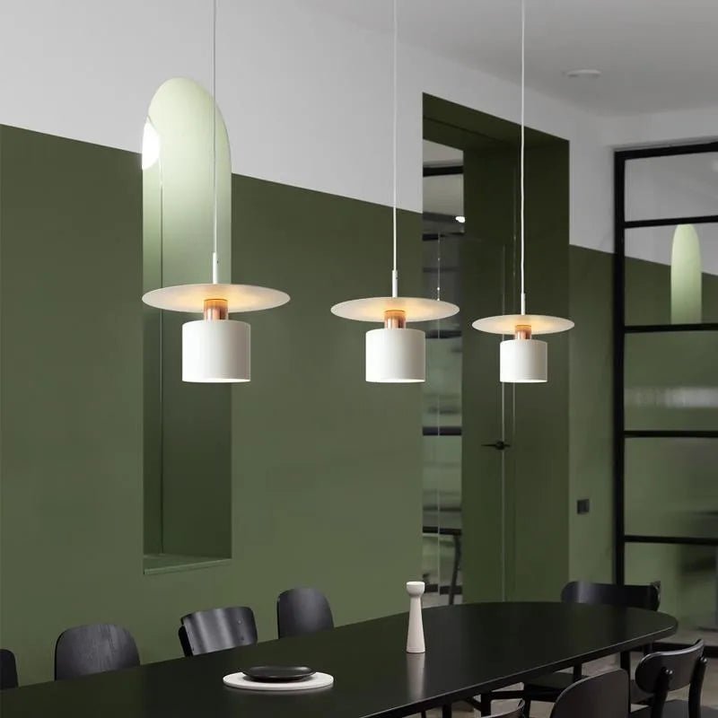 Nordic Vintage White Single Pendant Light - Decorbites