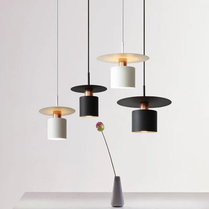 Nordic Vintage White Single Pendant Light - Decorbites