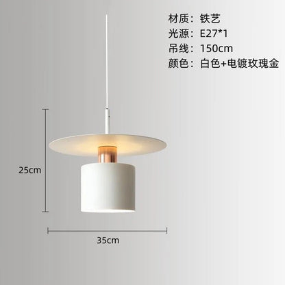 Nordic Vintage White Single Pendant Light - Decorbites