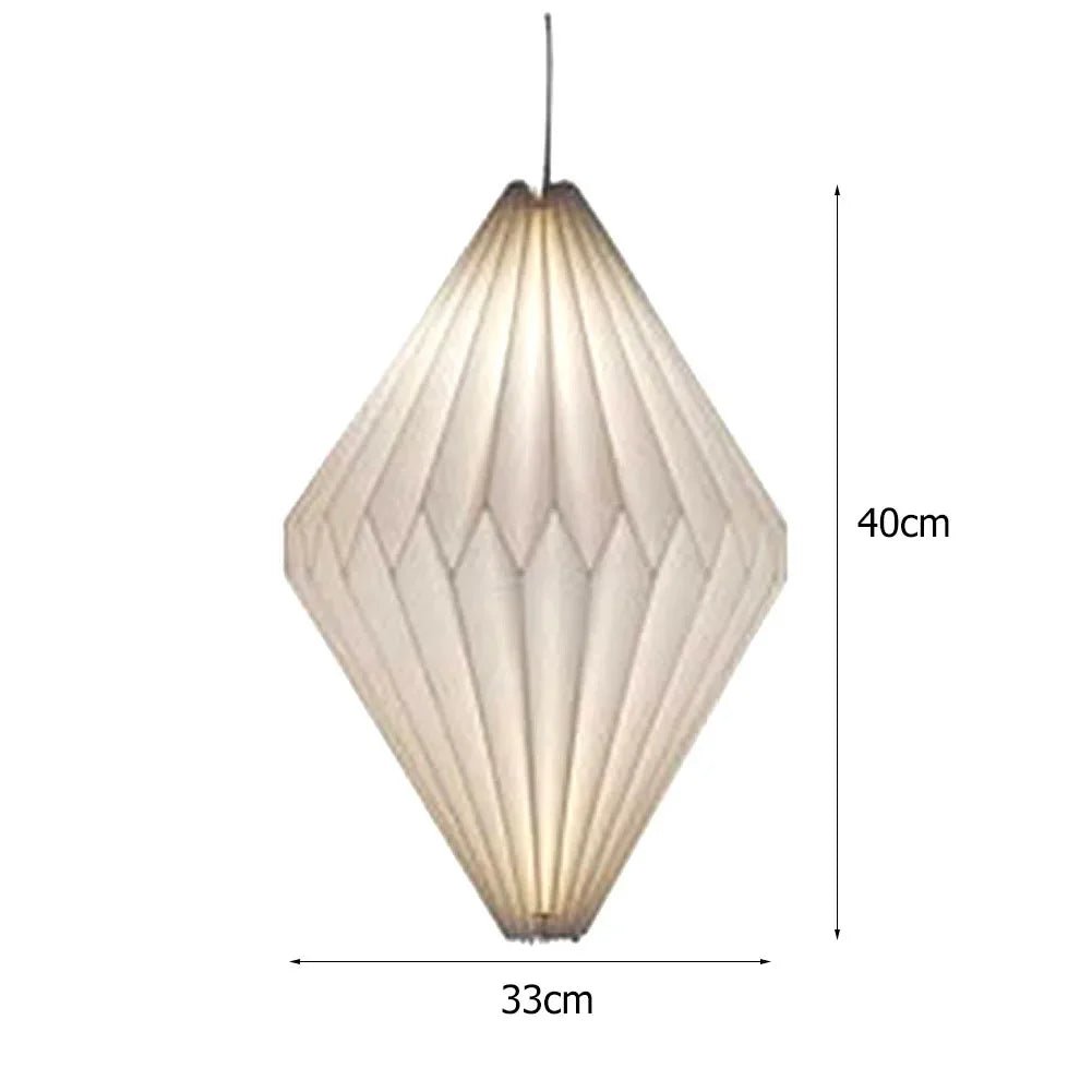 Nordic White Origami Paper Pendant Lamp Shade - Decorbites