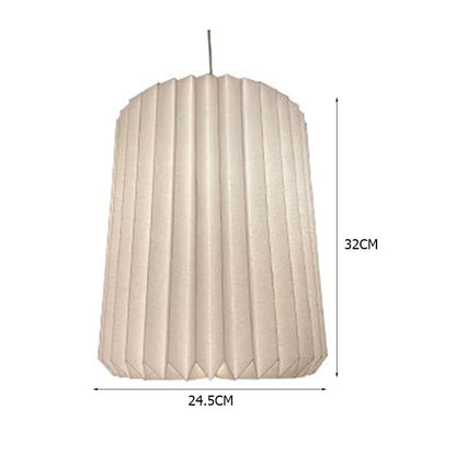 Nordic White Origami Paper Pendant Lamp Shade - Decorbites