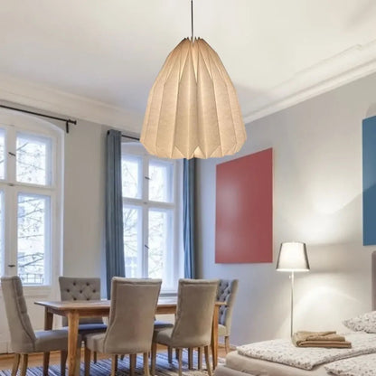 Nordic White Origami Paper Pendant Lamp Shade - Decorbites