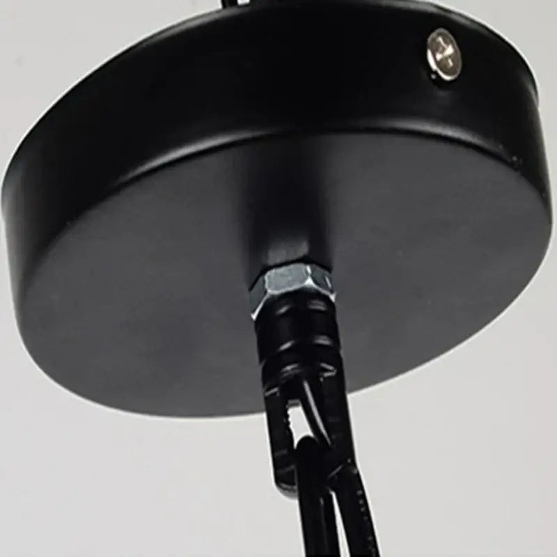 Black matte-finished ceiling mount for pink cherry blossoms green plants pendant light decorbites green plants