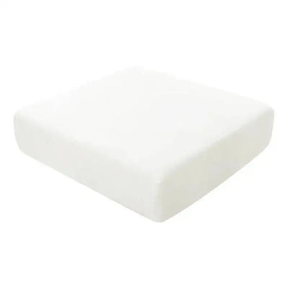 White rectangular sofa cushion with soft plush fabric surface for living room protector elastic cover