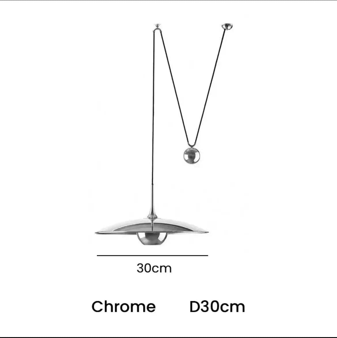 Postmodern Adjustable Metal Pendant Light - Decorbites