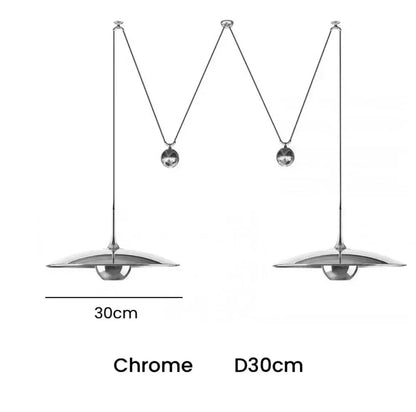 Postmodern Adjustable Metal Pendant Light - Decorbites