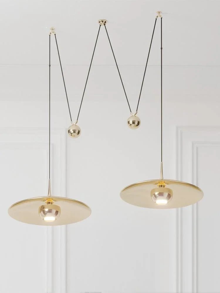 Postmodern Adjustable Metal Pendant Light - Decorbites