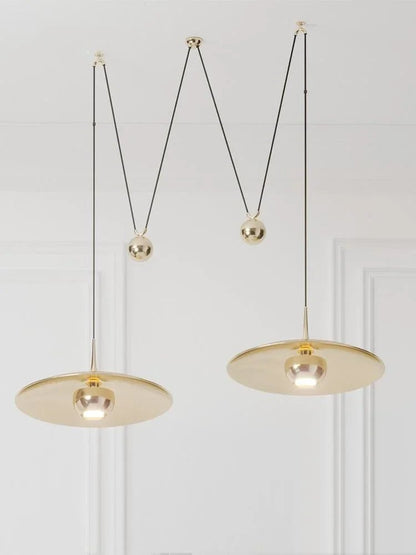 Postmodern Adjustable Metal Pendant Light - Decorbites