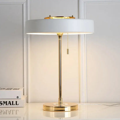 Modern white and gold bedside table lamp with sleek minimalist design decorbites led bedside for bedroom use