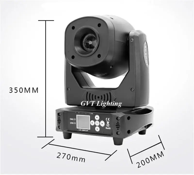 Professional black 120w led spot moving head light decorbites 120w led with 350mm height for performance rooms