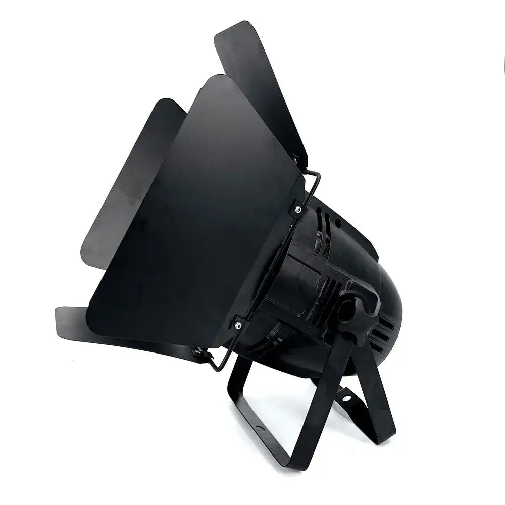 Black metal adjustable barn doors stage light with sturdy tripod stand red led par cob for living room use