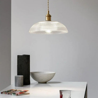 Retro Floral Glass Pendant Light - Decorbites