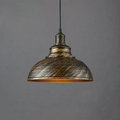 Retro Industrial Color Block Aluminum Pendant Light - Decorbites