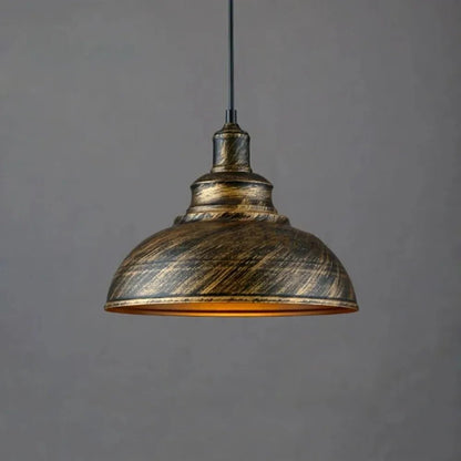 Retro Industrial Color Block Aluminum Pendant Light - Decorbites