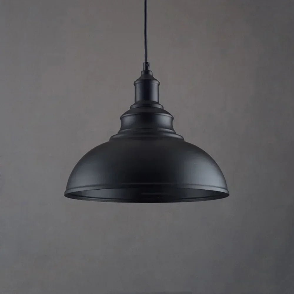 Retro Industrial Color Block Aluminum Pendant Light - Decorbites