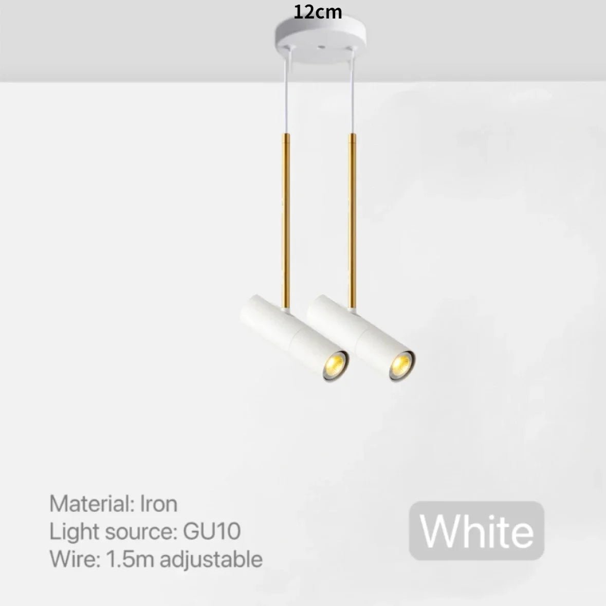 Rotatable Metal Spotlight Pendant Light - Decorbites