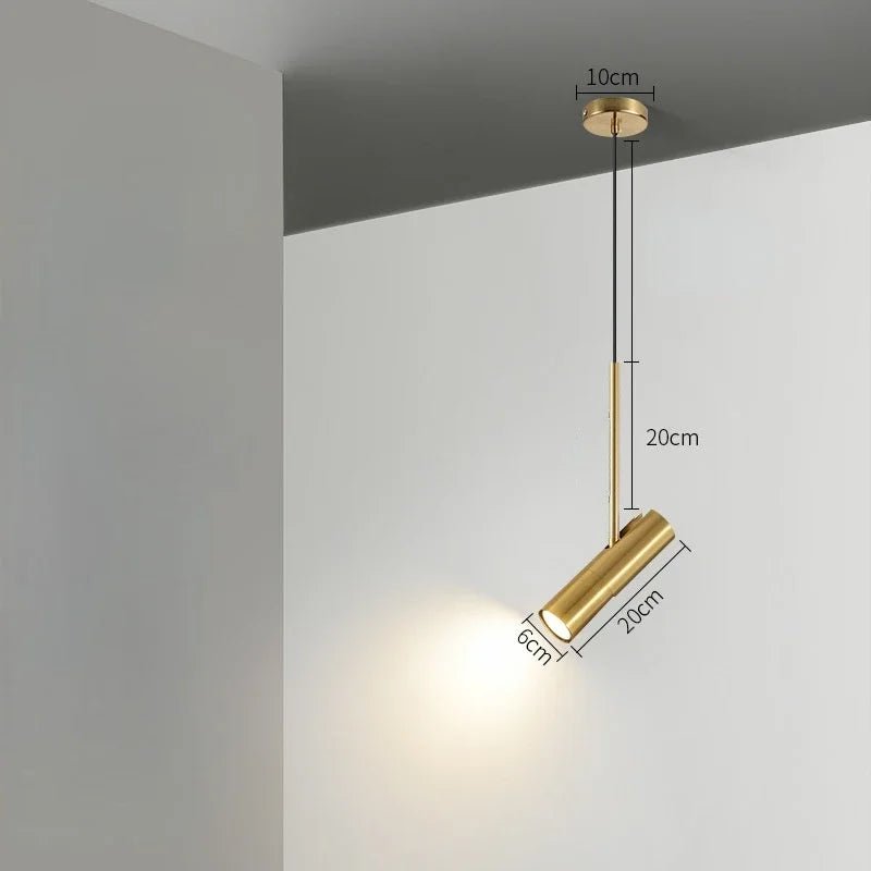 Rotatable Metal Spotlight Pendant Light - Decorbites