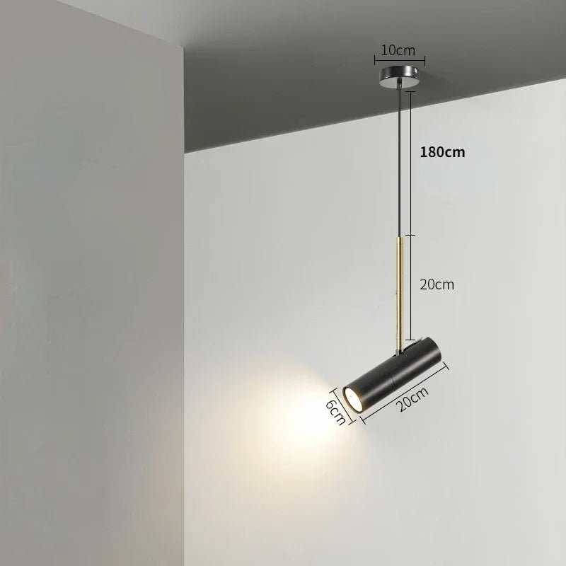 Rotatable Metal Spotlight Pendant Light - Decorbites