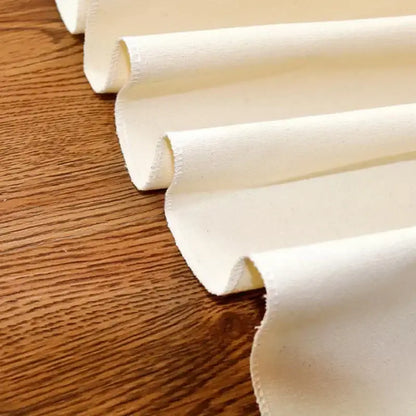 Off-white linen flax cloth baking mat with soft textured weave and neatly finished edges from decorbites linen flax collection