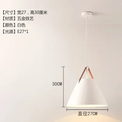 Scandinavian Painted Metal Pendant Light - Decorbites