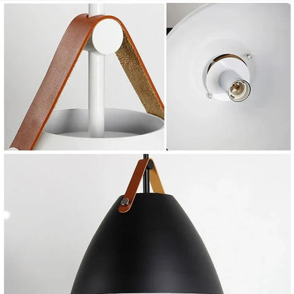 Scandinavian Painted Metal Pendant Light - Decorbites