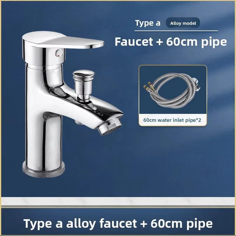 Shiny chrome-finished type a alloy shower faucet set with sleek modern design and integrated handle for multifunctional use