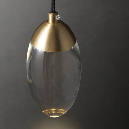 Sleek brass and crystal decorbites crystal led wall light with clear glass body for bedroom and living room decor