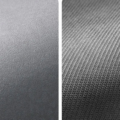 Sleek sage green diatom ooze bath rug with black textured fabric back featuring a subtle matte herringbone weave pattern