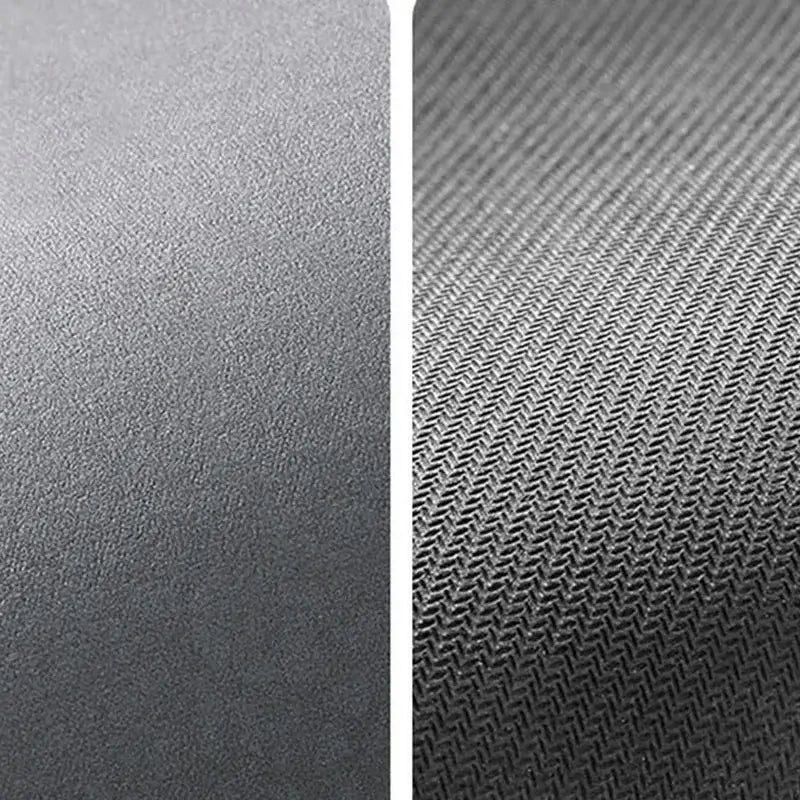 Sleek sage green diatom ooze bath rug with black textured fabric back featuring a subtle matte herringbone weave pattern