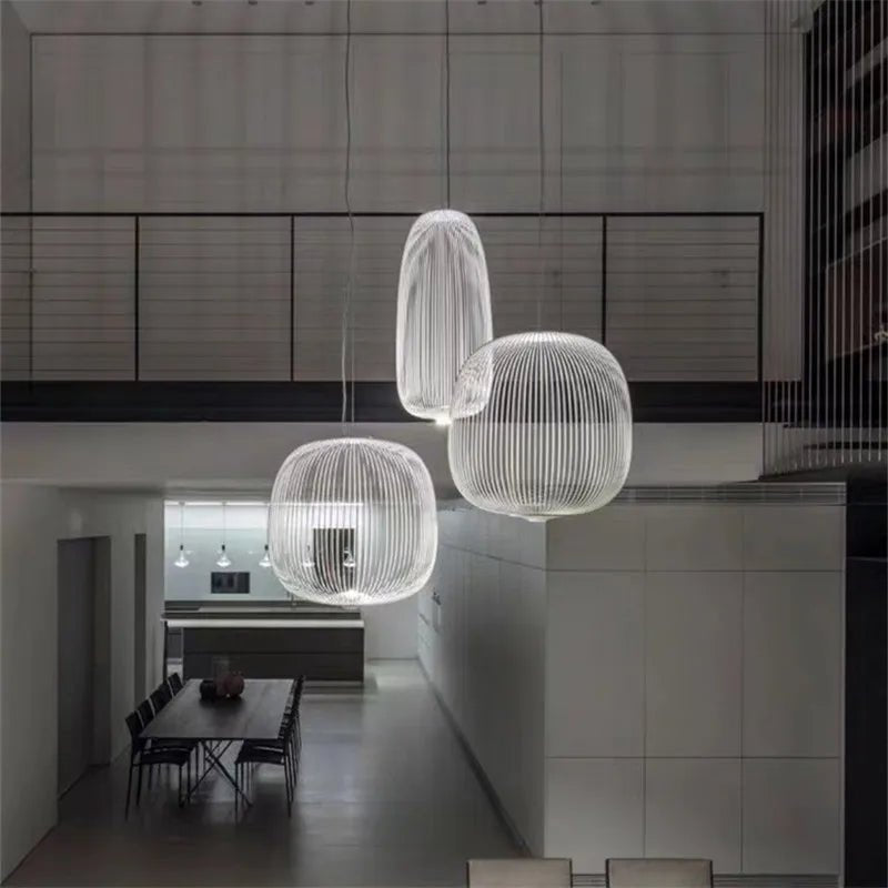 Spokes Birdcage Pendant Light in Polished Chrome - Decorbites
