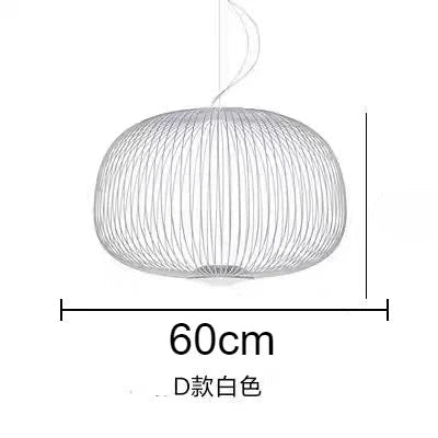 Spokes Birdcage Pendant Light in Polished Chrome - Decorbites