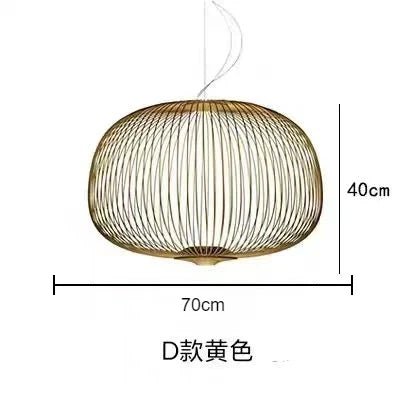 Spokes Birdcage Pendant Light in Polished Chrome - Decorbites