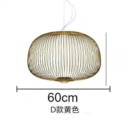 Spokes Birdcage Pendant Light in Polished Chrome - Decorbites