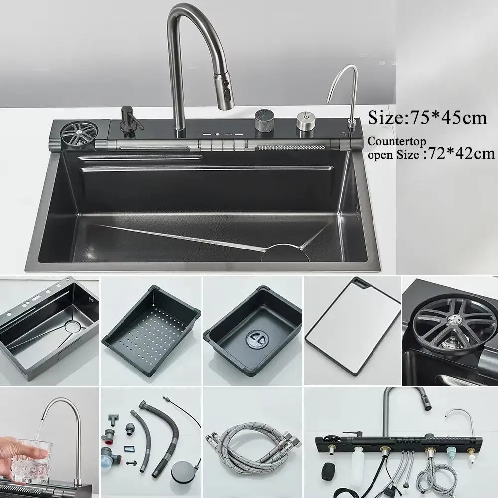 Stainless Steel Kitchen Sink Set