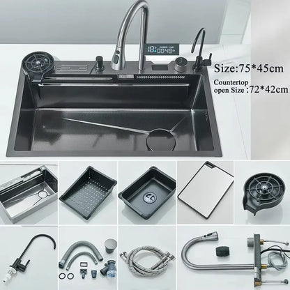 Stainless Steel Kitchen Sink Set