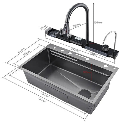 Stainless Steel Kitchen Sink Set