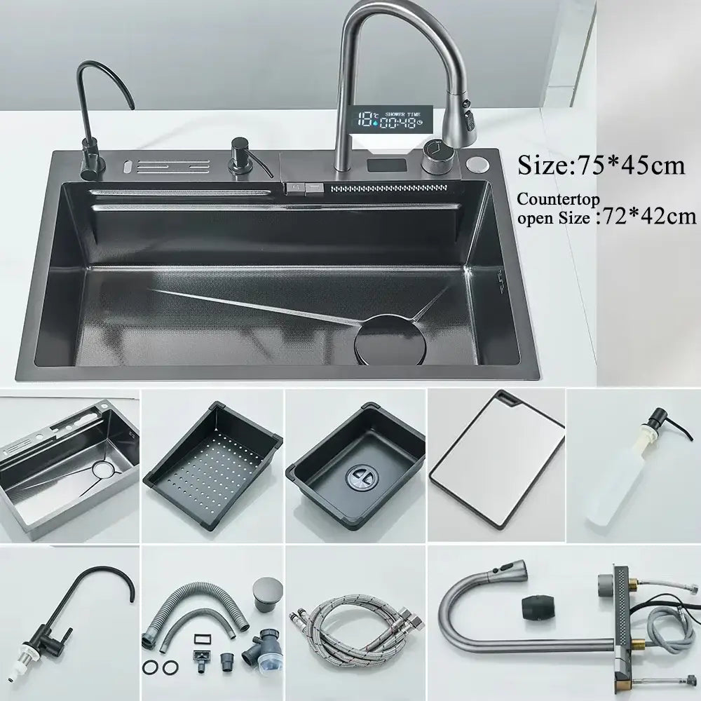 Stainless Steel Kitchen Sink Set