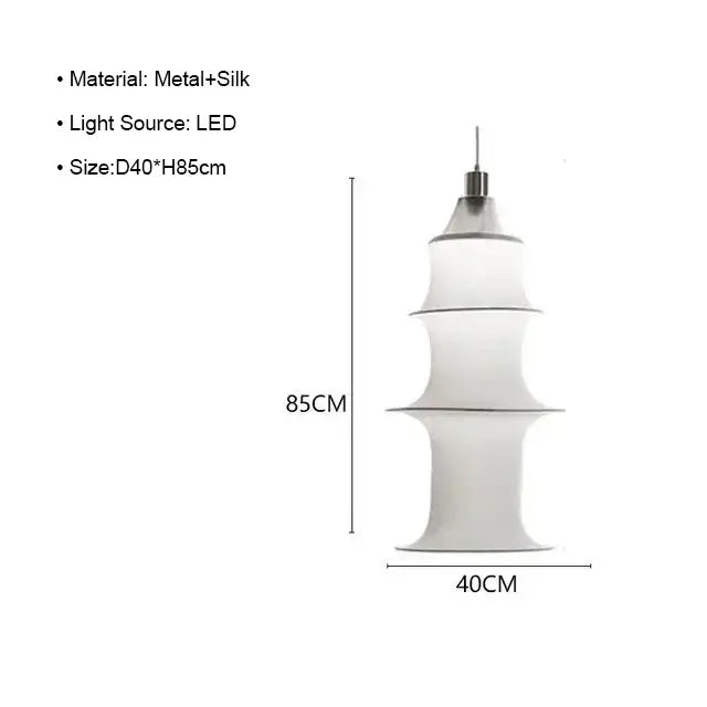 Tiered japanese cream silk floor lamp with white silk shades and sleek metal frame for soft living room lighting decorbites cream silk