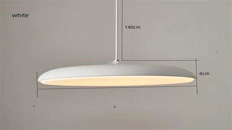 UFO Aluminum Pendant Light With Round Shade - Decorbites