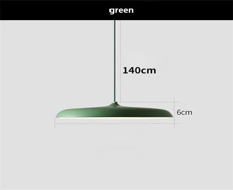 UFO Aluminum Pendant Light With Round Shade - Decorbites