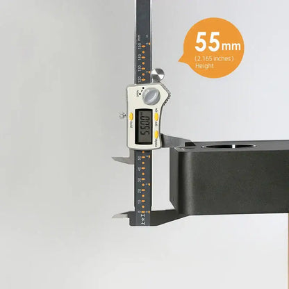 Black metal bracket of ultra-thin black 24w led ceiling spot light for living room measured at 55mm height