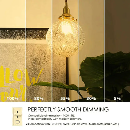 A warm golden amber glass pendant light with textured faceted design and brass hardware featuring led filament bulb