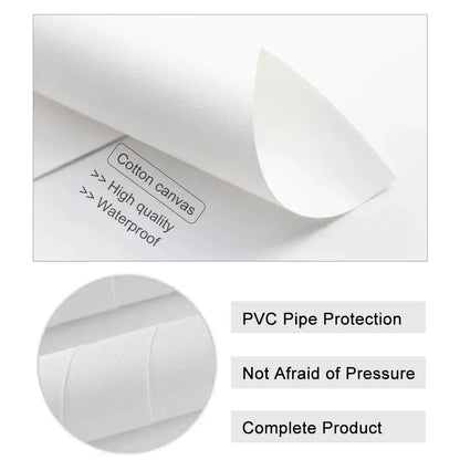 White cotton canvas roll high quality waterproof for vintage beige dirt bike patent art set bedroom wall decor