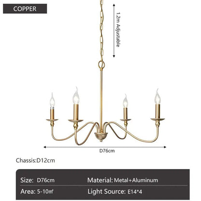 Vintage Black and Gold Metal Pendant Light - Decorbites