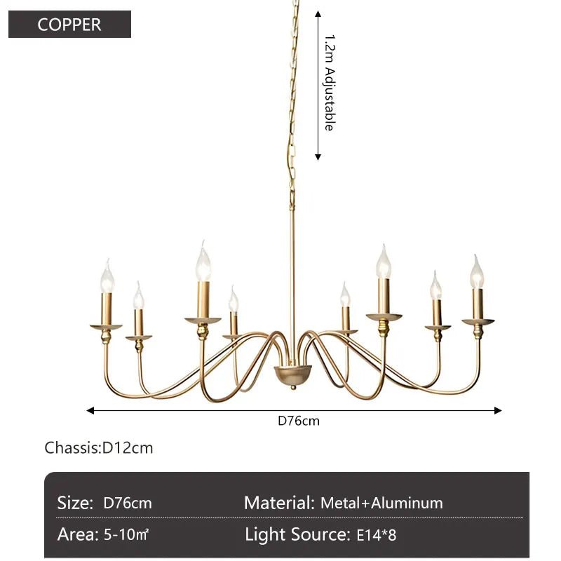 Vintage Black and Gold Metal Pendant Light - Decorbites
