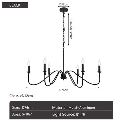 Vintage Black and Gold Metal Pendant Light - Decorbites