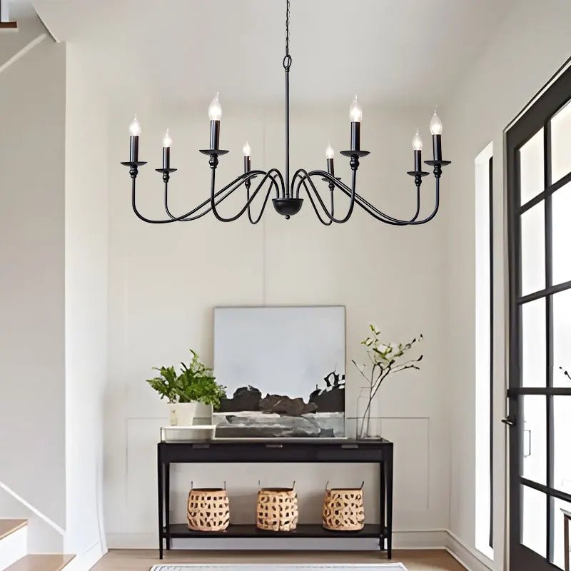 Vintage Black and Gold Metal Pendant Light - Decorbites