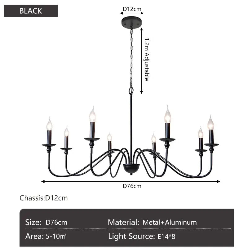 Vintage Black and Gold Metal Pendant Light - Decorbites