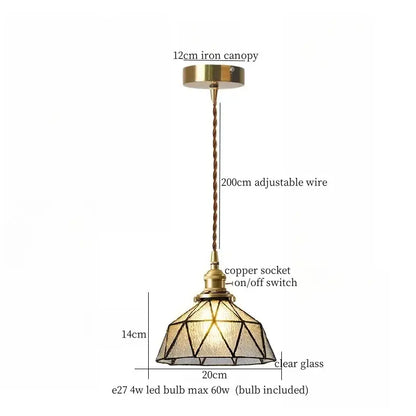 Vintage blue and white ceramic LED pendant light with brass iron canopy and twisted copper wire for dining room decorbites ceramic LED pendant
